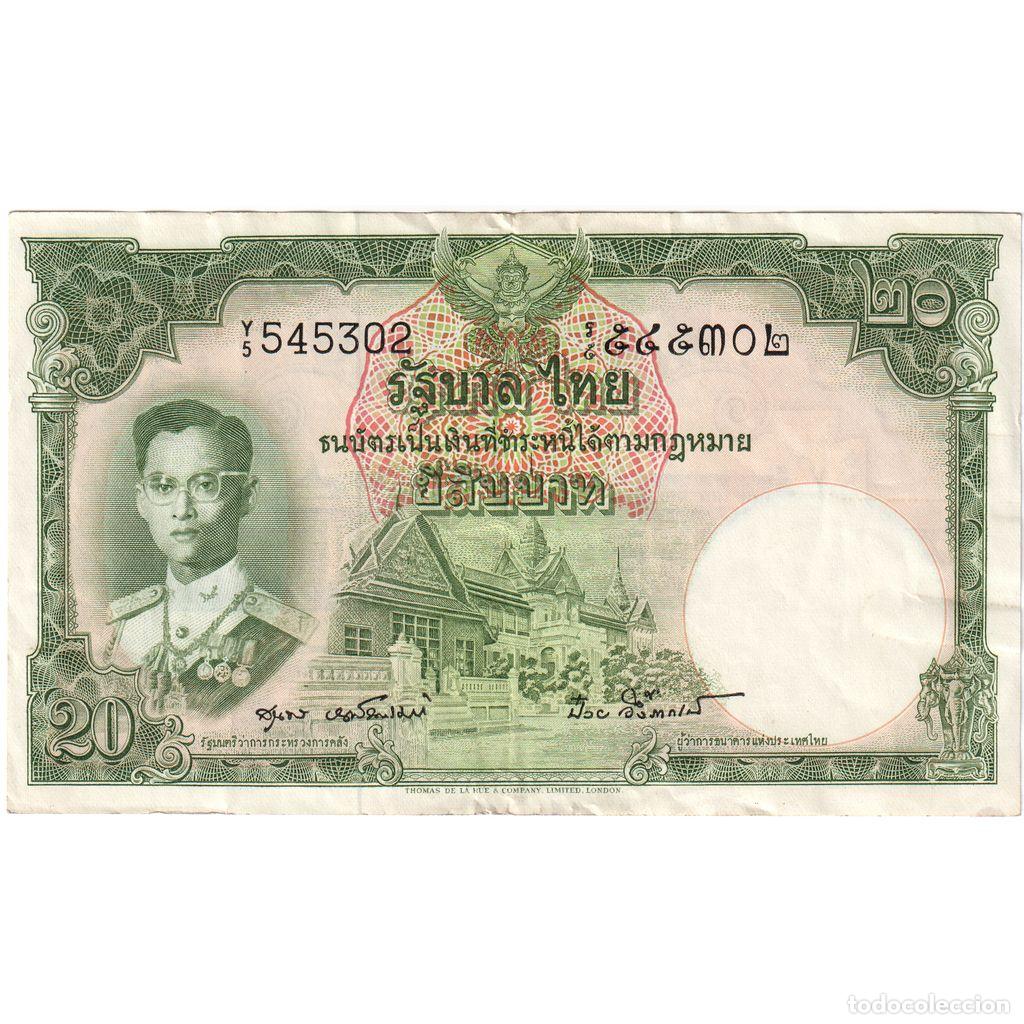 Billetes extranjeros: [#1234093] Tailandia, 20 Baht, MBC