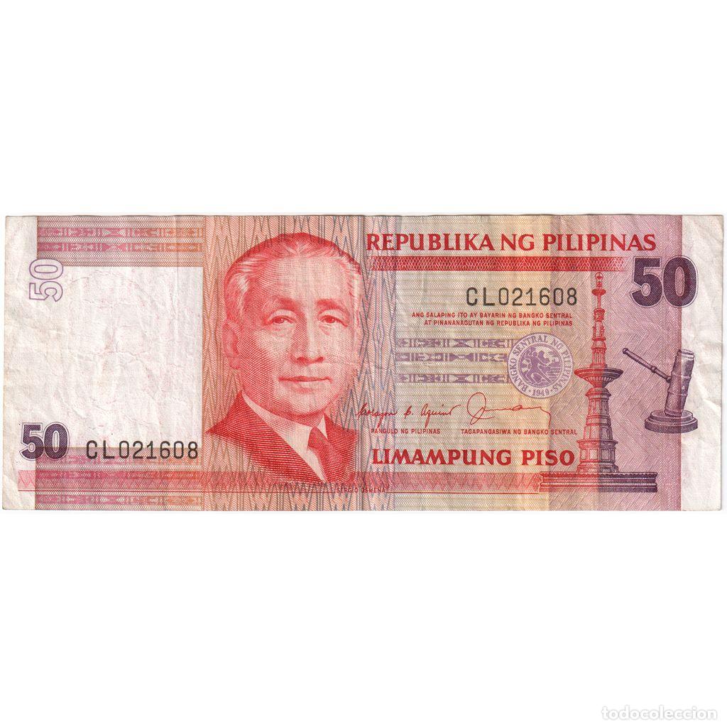 Billetes extranjeros: [#1234084] Billete, 50 Piso, 2001, Filipinas, KM:193b, MBC