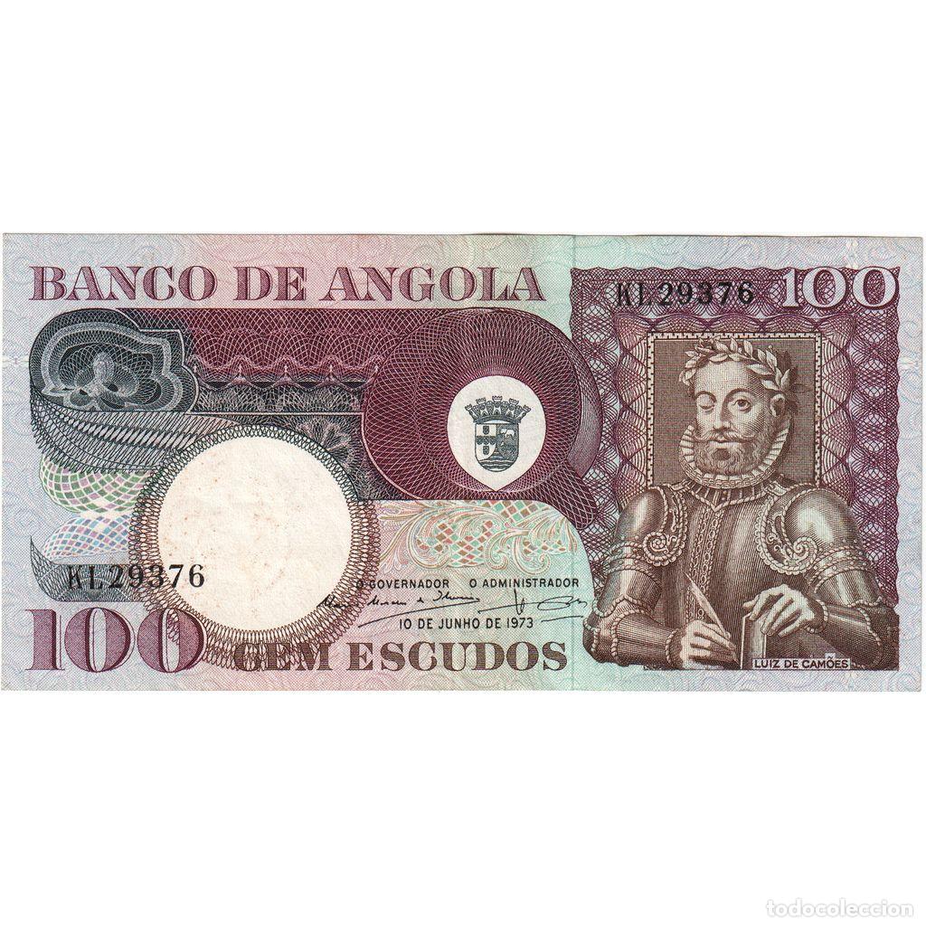 Billetes extranjeros: [#1234094] Billete, 100 Escudos, Angola, 1973-06-10, KM:106, UNC