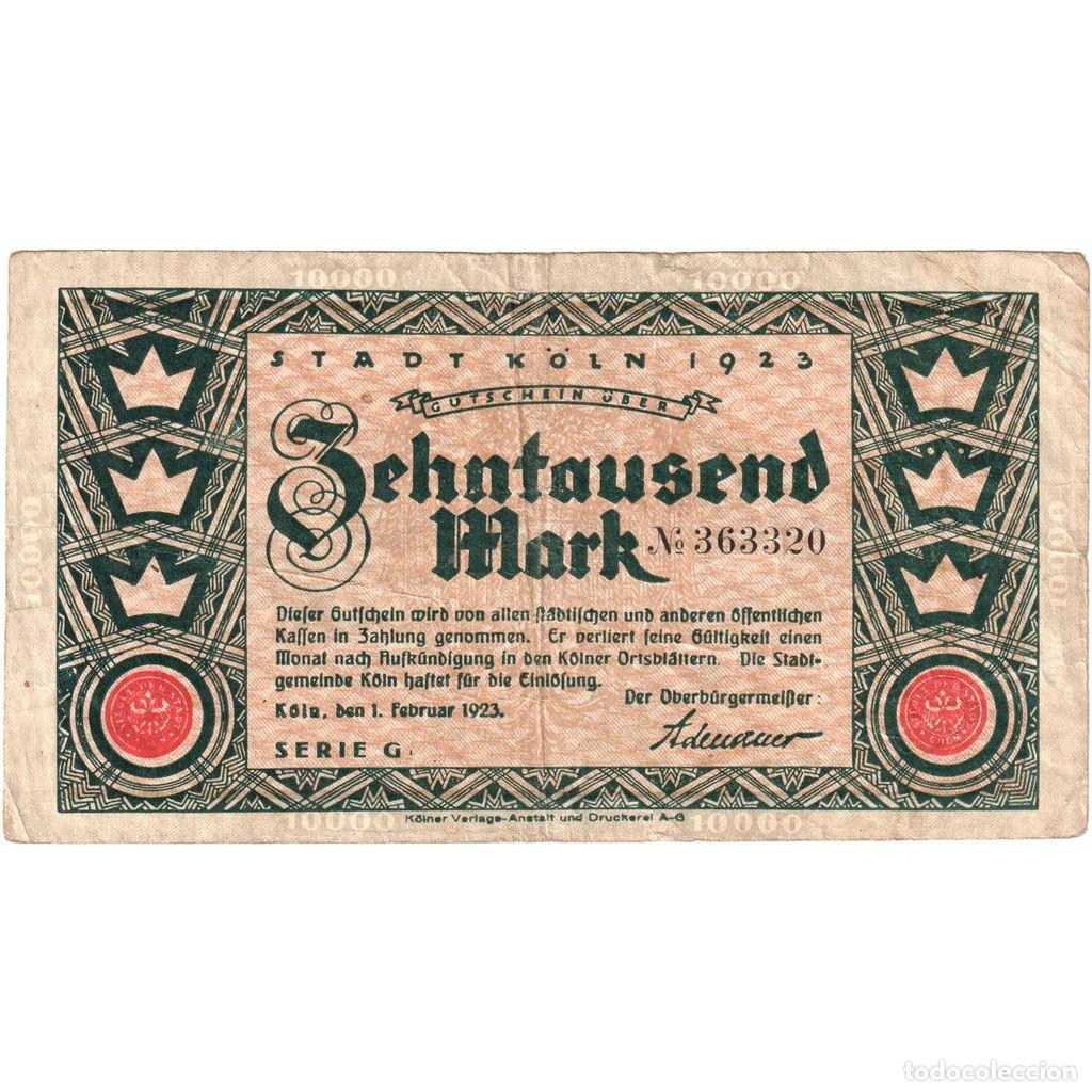 Billetes extranjeros: [#1234123] Alemania, 10000 Mark, 1923-02-01, MBC