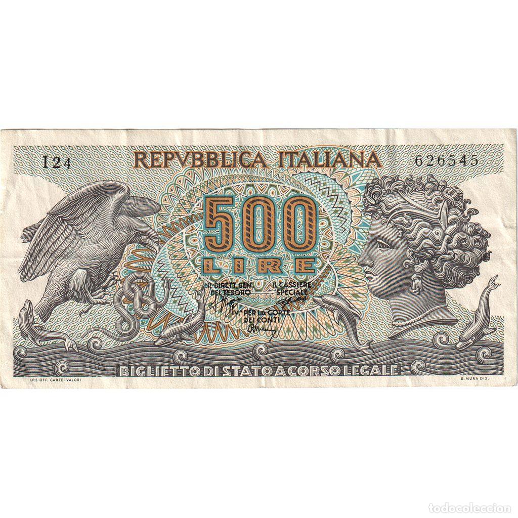 Billetes extranjeros: [#1234107] Italia, 500 Lire, 1966-06-20, MBC