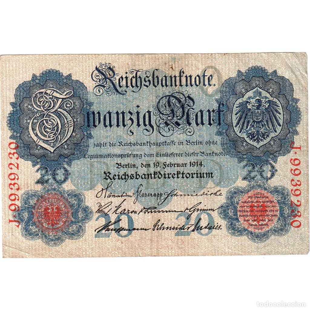 Billetes extranjeros: [#1234140] Alemania, 20 Mark, MBC