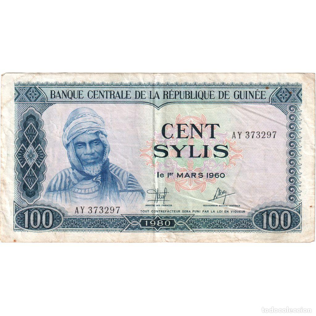 Billetes extranjeros: [#1234148] Guinea, 100 Sylis, 1960-03-01, MBC