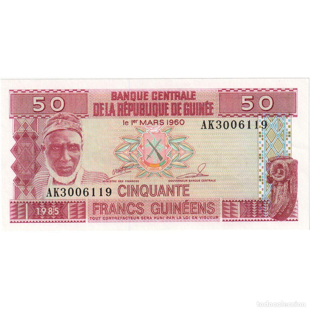 Billetes extranjeros: [#1234166] Billete, 50 Francs, Guinea, 1960-03-01, KM:29a, UNC
