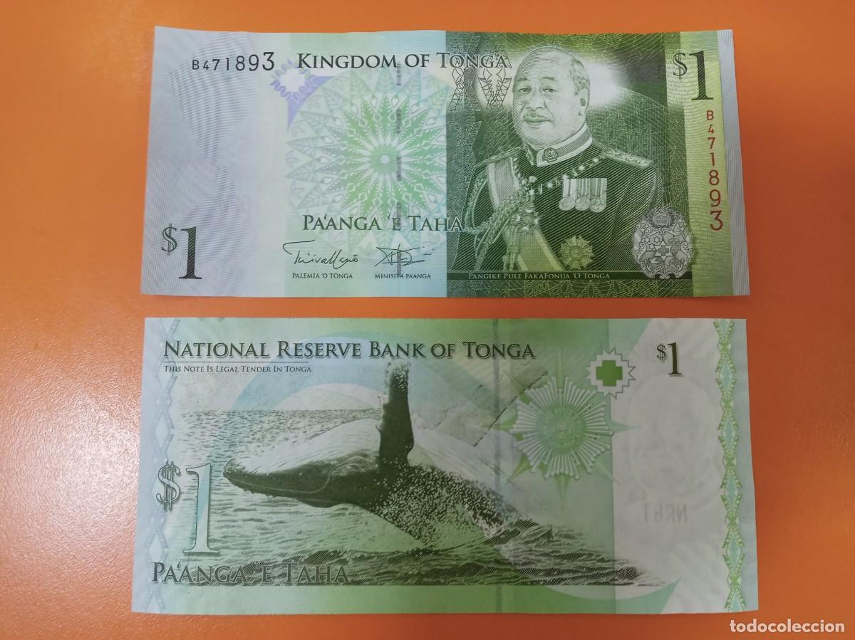 Billetes extranjeros: BILLETE DE TONGA 1 PA&acute;ANGA 2009
