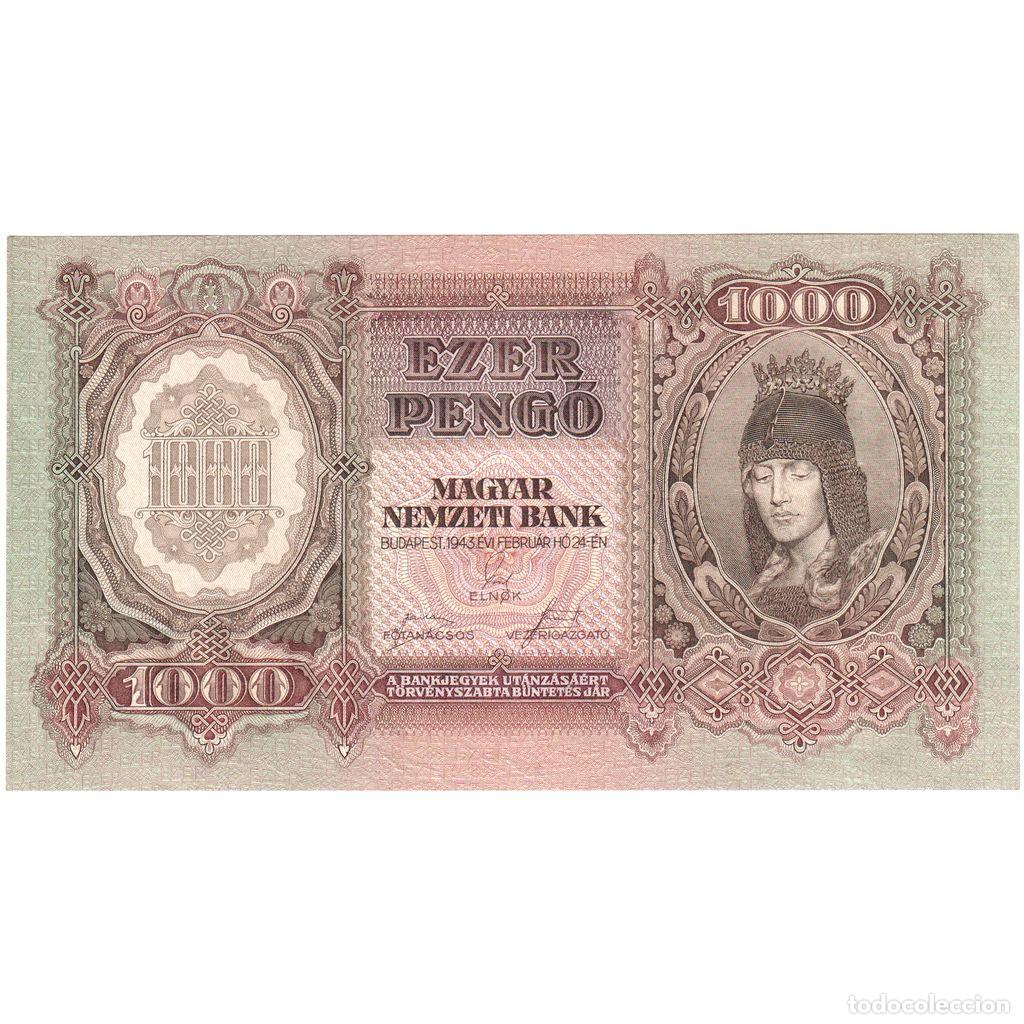 Billetes extranjeros: [#1234165] Billete, 1000 Peng&ouml;, 1943, Hungr&iacute;a, KM:116, 1943-02-24, UNC