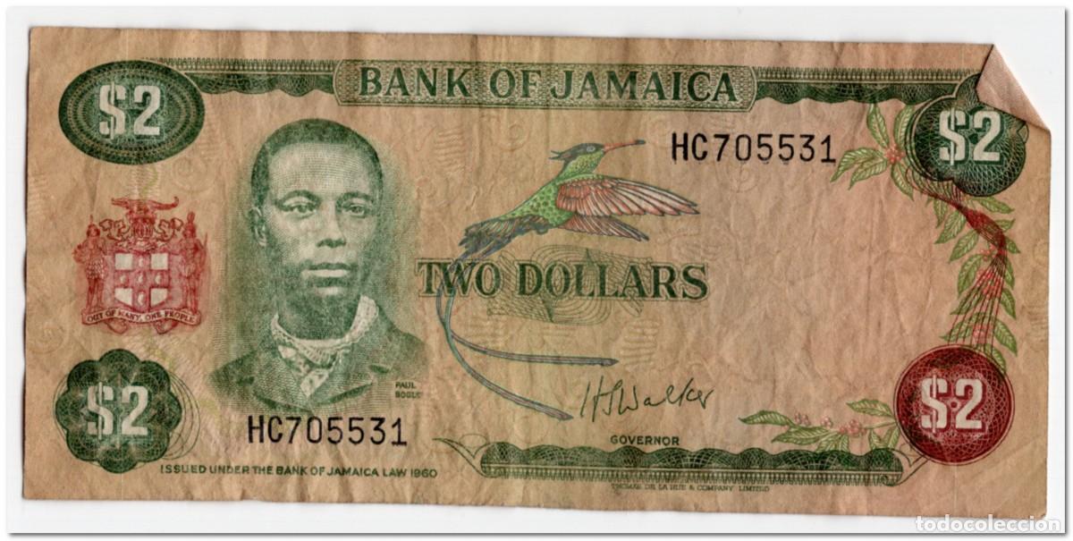 Billetes extranjeros: JAMAICA,2 DOLLARS,1976,P.60b,FINE