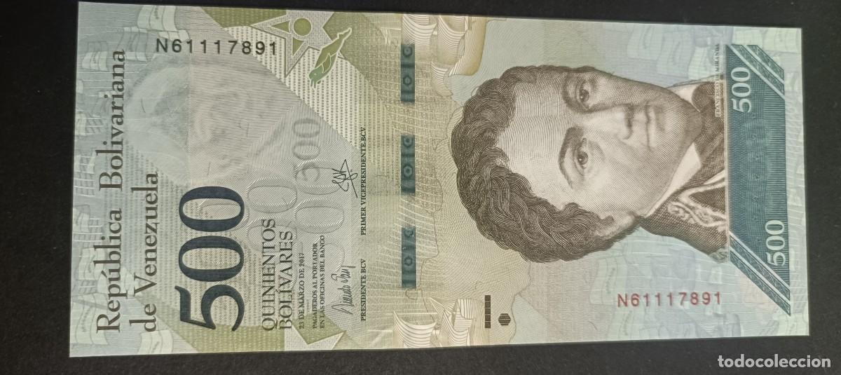 Billetes extranjeros: VENEZUELA 500 BOLIVARES 2017 S/C P=94