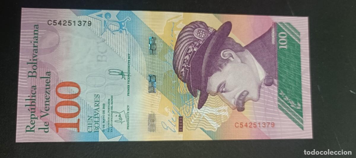 Billetes extranjeros: VENEZUELA 100 BOLIVARES 2018 S/C P=106