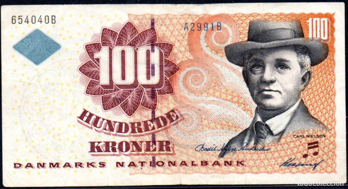 Billetes extranjeros: DINAMARCA - 100 CORONAS 1999 - Pick.56 A MBC