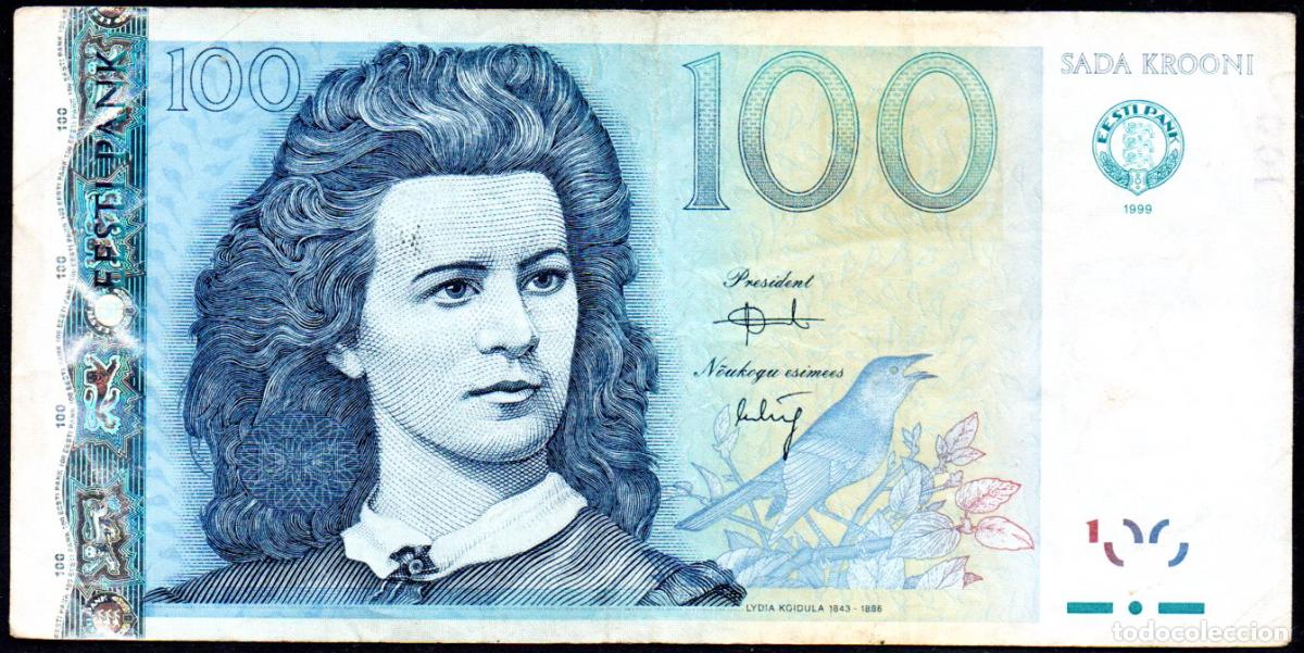 Billetes extranjeros: ESTONIA - 100 CORONAS 1999 - Pick.82 MBC