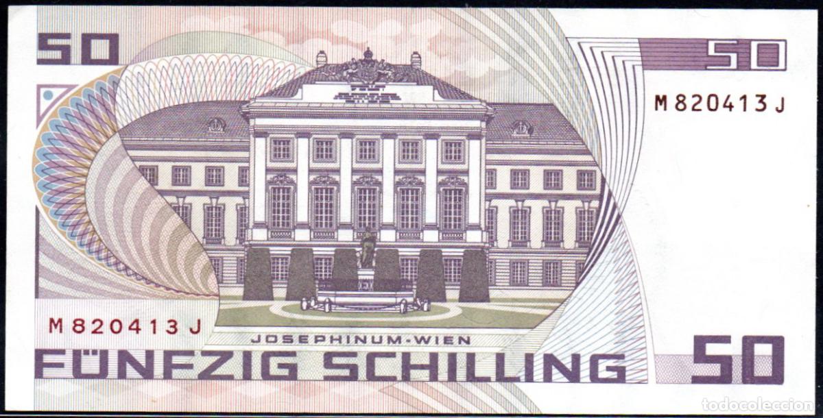 Billetes extranjeros: AUSTRIA - 50 CHELINES 1986 - Pick.149 EBC - Foto 2