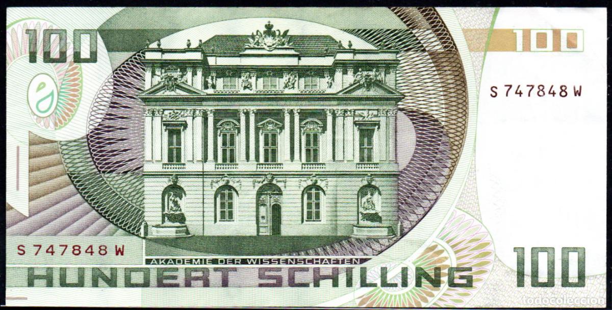 Billetes extranjeros: AUSTRIA - 100 CHELINES 1984 - Pick.150 MBC+ - Foto 2