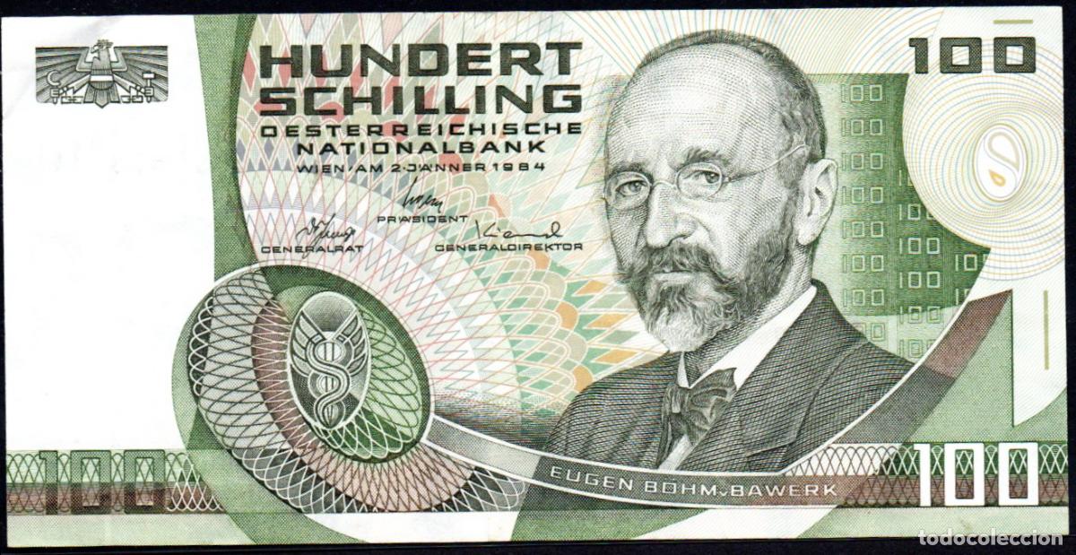 Billetes extranjeros: AUSTRIA - 100 CHELINES 1984 - Pick.150 MBC+