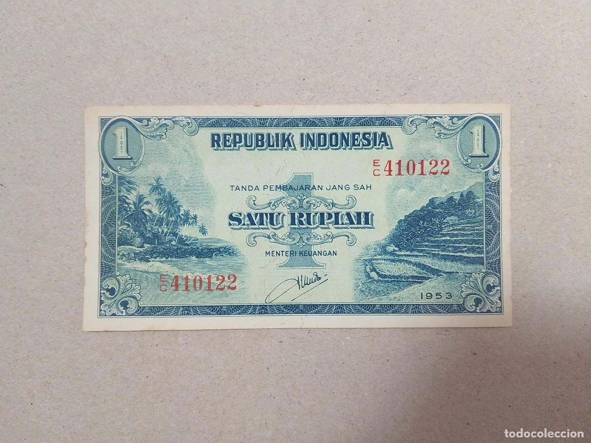 Billetes extranjeros: Billete Indonesia, 1 Rupiah, a&ntilde;o 1951, UNC