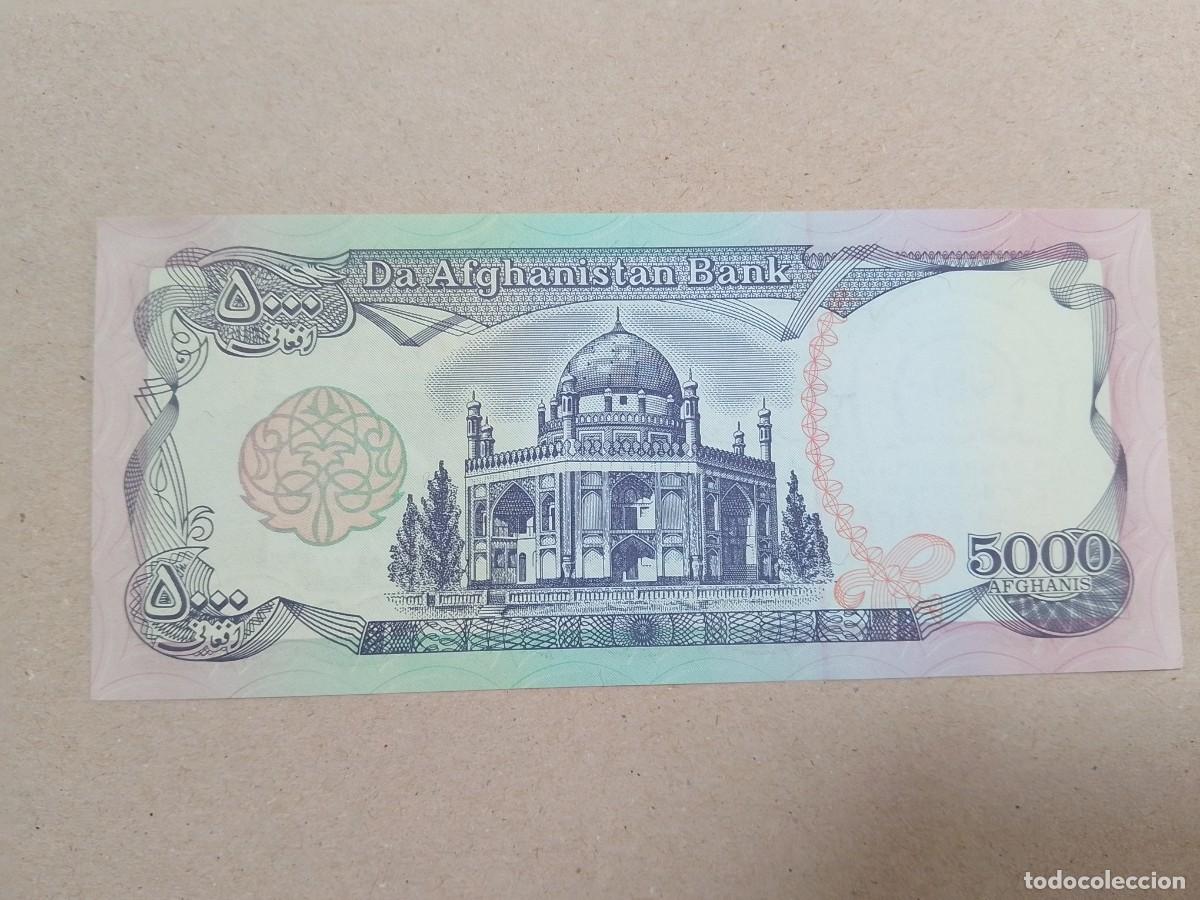 Billetes extranjeros: Billete Afganist&aacute;n, 5000 afganis, a&ntilde;o 1993, UNC
