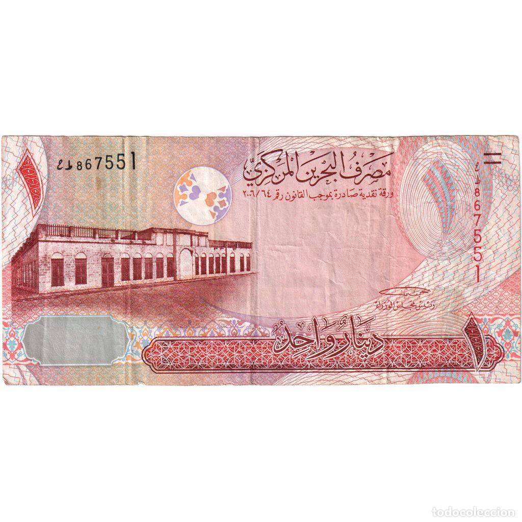 Billetes extranjeros: [#232650] Bahr&eacute;in, 1 Dinar, BC