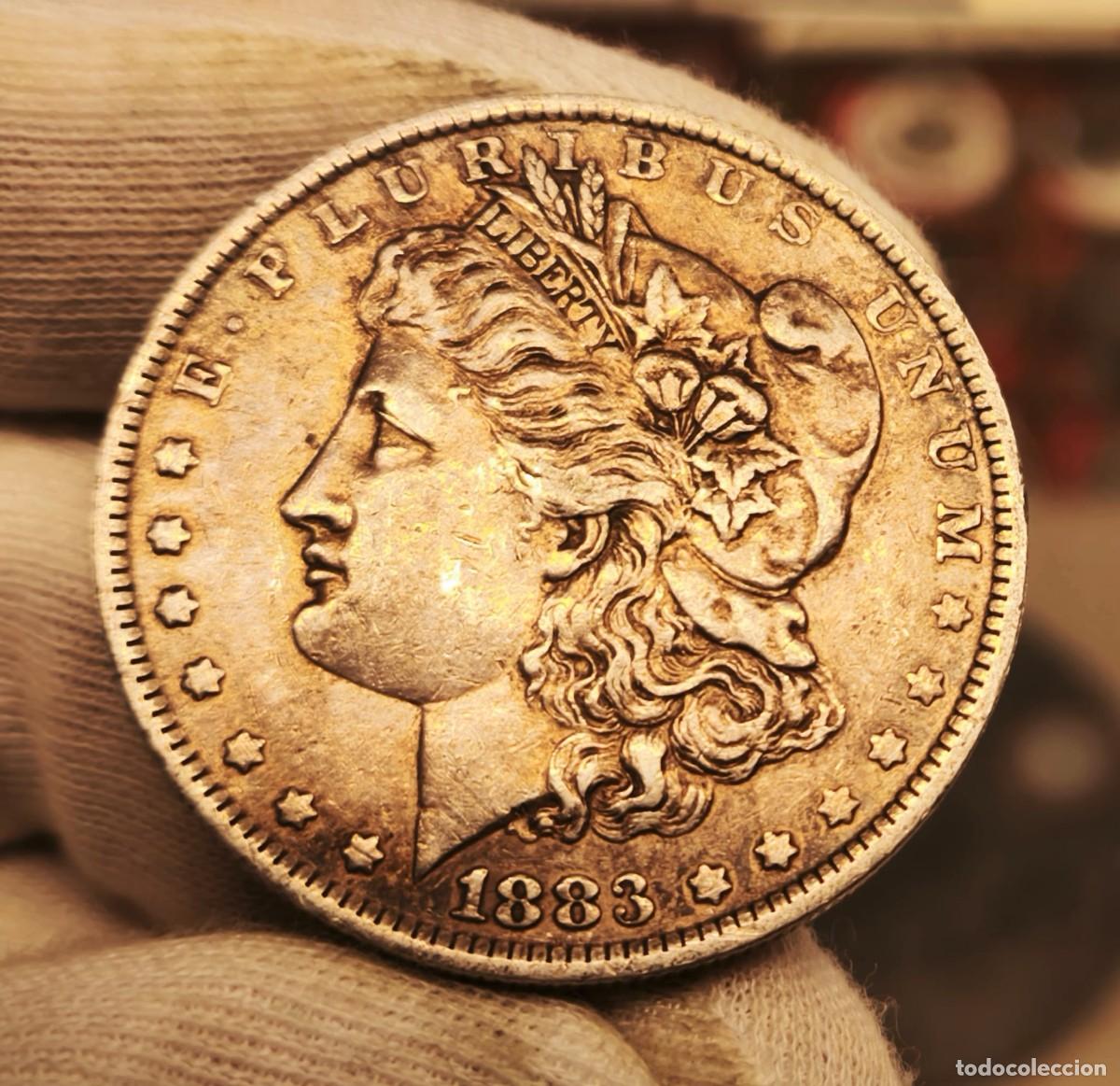Billetes extranjeros: Estados Unidos 1 D&oacute;lar &rdquo;Morgan Dollar&rdquo; 1883 Km 110 Plata