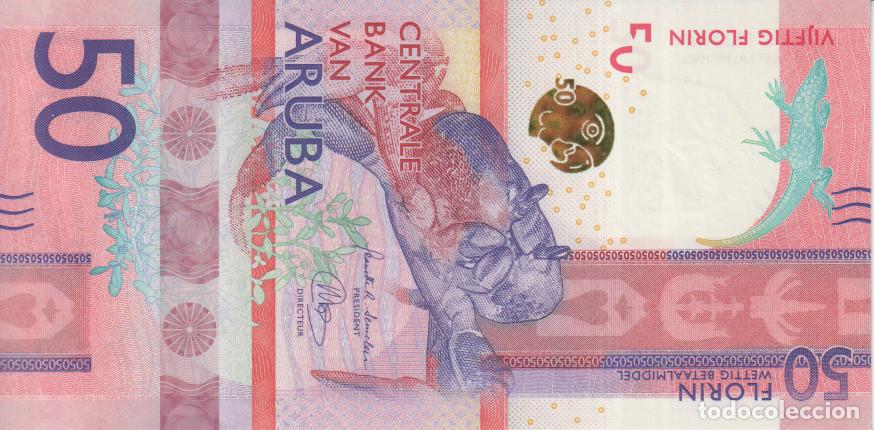 Billetes extranjeros: Aruba 50 florin Pick W 23 SC/UNC