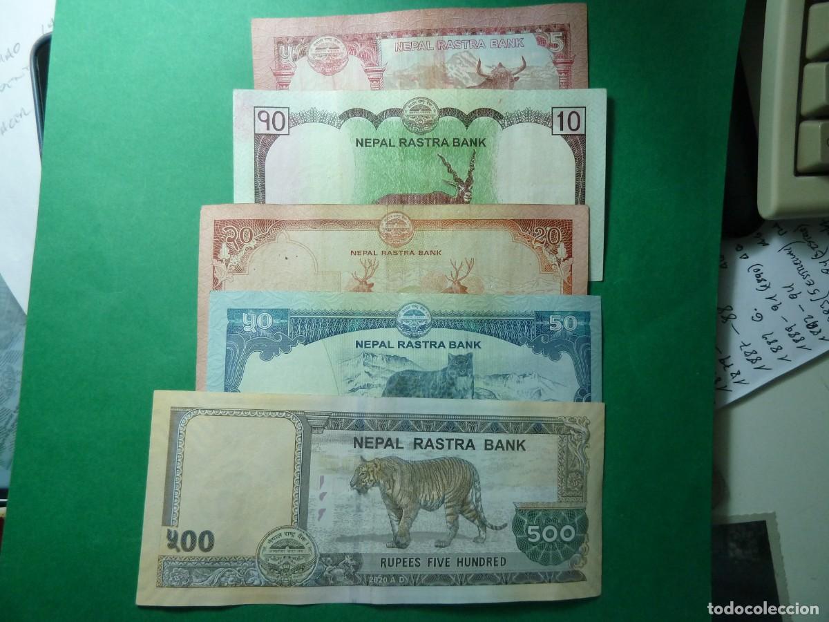 Billetes extranjeros: Lote de billetes de Nepal - Foto 2