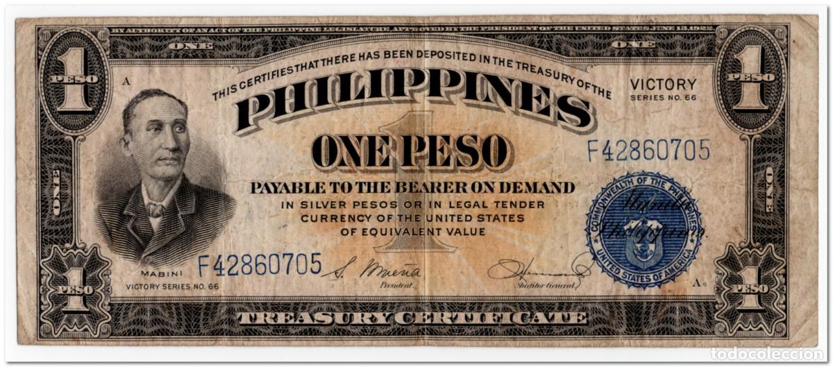 Billetes extranjeros: PHILIPPINES,1 PESO,1944,P.94,F-VF