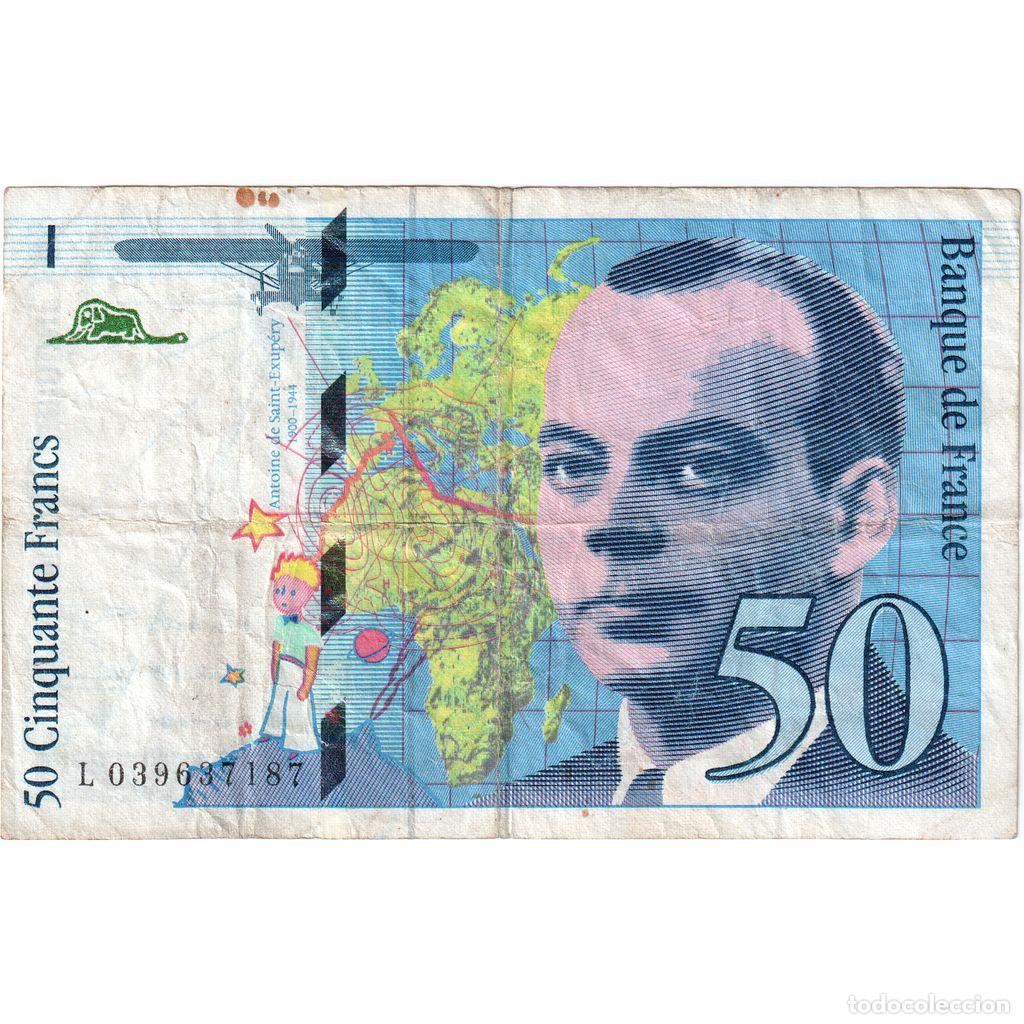 Billetes extranjeros: [#1515201] Francia, 50 Francs, St Exup&eacute;ry, L 039637187, RC+