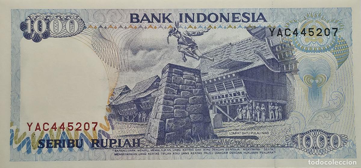 Billetes extranjeros: BILLETE INDONESIA 1000 RUPIAS 1992 SIN CIRCULAR
