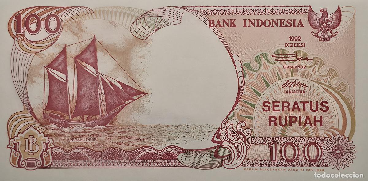 Billetes extranjeros: BILLETE INDONESIA 100 RUPIAS 1992 SIN CIRCULAR
