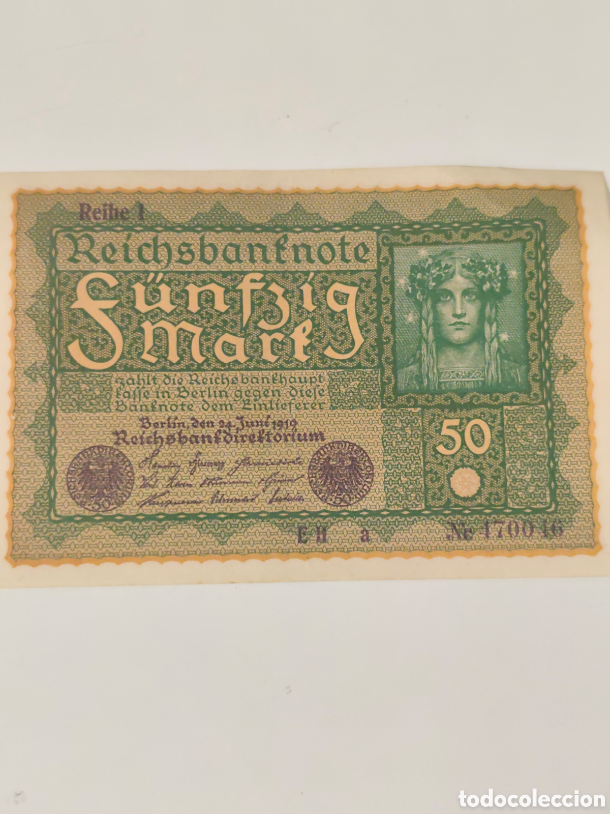 Billetes extranjeros: Lote 10 billetes Marcos Alemanes a&ntilde;os 1919/22