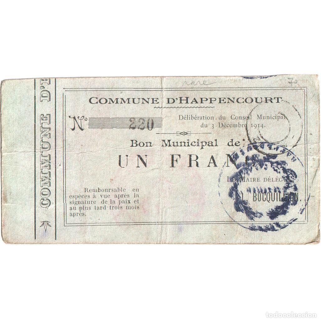 Billetes extranjeros: [#1515323] Francia, 50 Centimes, 1914-12-03, 184, BC, Pirot:02-531