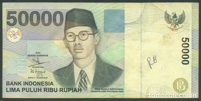 Billets internationaux: INDONESIA. 50000 rupiah 1999/2003. Pick 139 e.