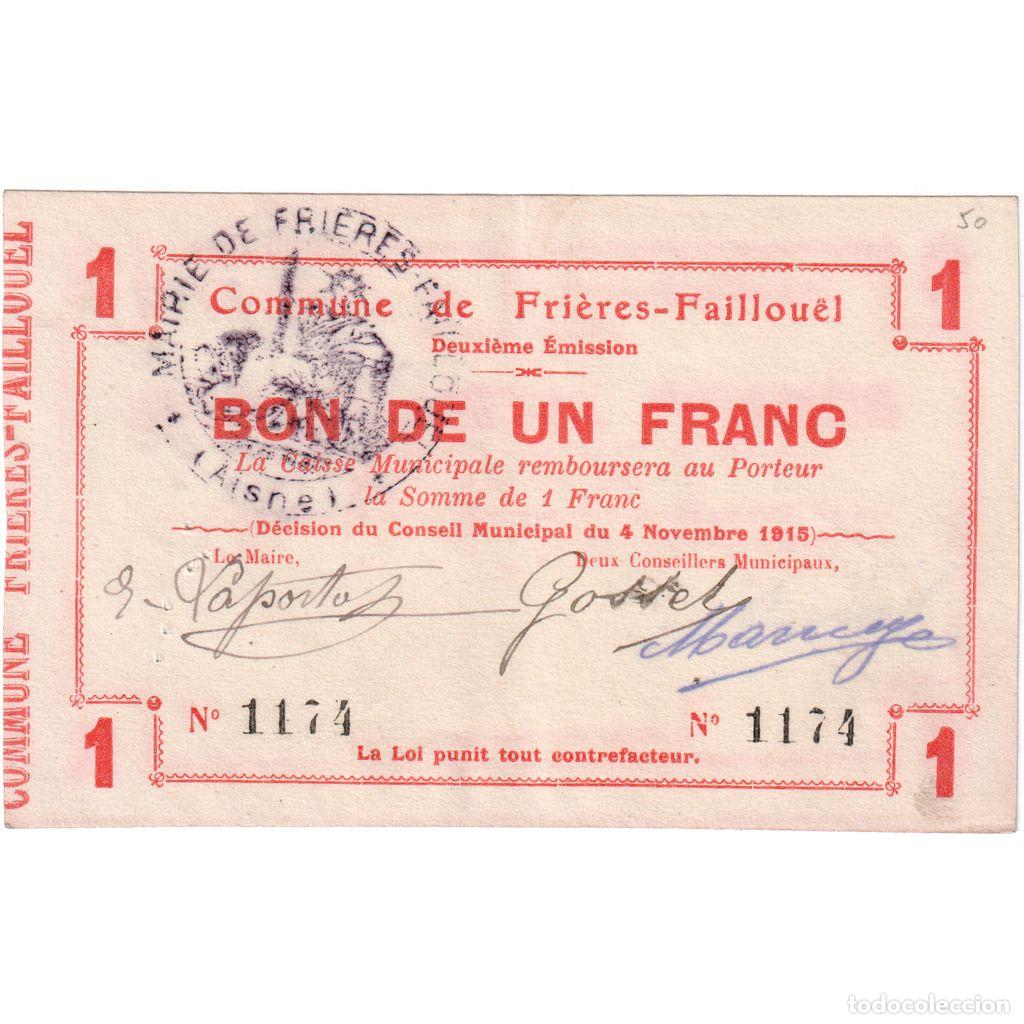 Billetes extranjeros: [#1515331] Francia, 25 Centimes, 1915-08-18, 1196, BC, Pirot:02-531