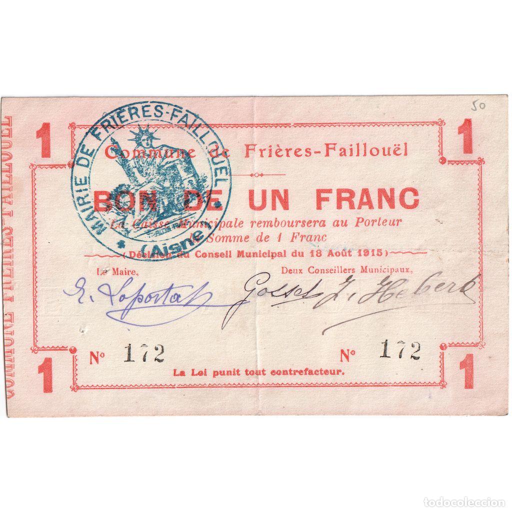 Billetes extranjeros: [#1515334] Francia, 25 Centimes, 1915-08-18, 1196, BC, Pirot:02-531