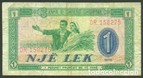 Billetes extranjeros: ALBANIA. 1 lek 1976. Pick 40.