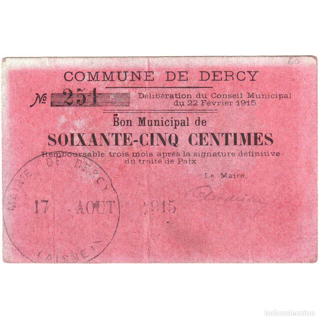 Billetes extranjeros: [#1515348] Francia, 50 Centimes, 1915-08-17, 251, BC+