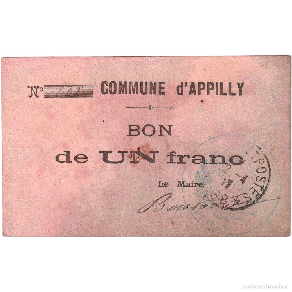 Billetes extranjeros: [#1515356] Francia, 1 Franc, BC