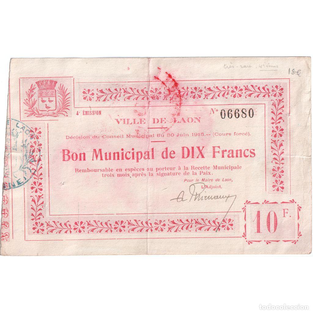 Billetes extranjeros: [#1515364] Francia, 10 Francs, 1916-02-05, 14233, BC, Pirot:02-1309