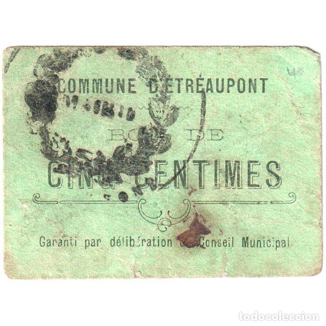 Billetes extranjeros: [#1515368] Francia, 5 Centimes, 14233, BC, Pirot:02-1309