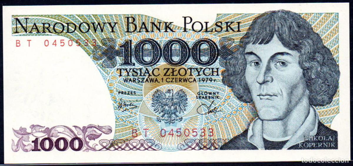 Billetes extranjeros: POLONIA - 1000 ZLOTYCH 1979 - Pick. 146 - S/C