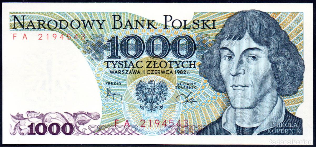 Billetes extranjeros: POLONIA - 1000 ZLOTYCH 1982 - Pick. 146 - S/C