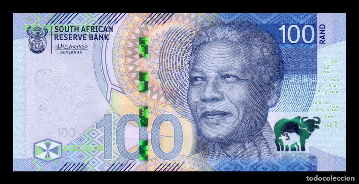 Billetes extranjeros: Sud&aacute;frica 100 Rand Nelson Mandela 2023 Pick 151 Sc Unc