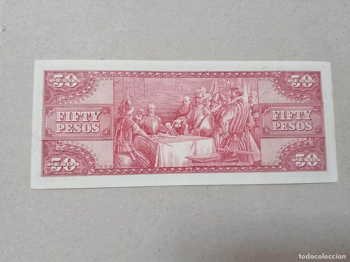 Billetes extranjeros: Billete Filipinas, 50 pesos, a&ntilde;o 1949, UNC