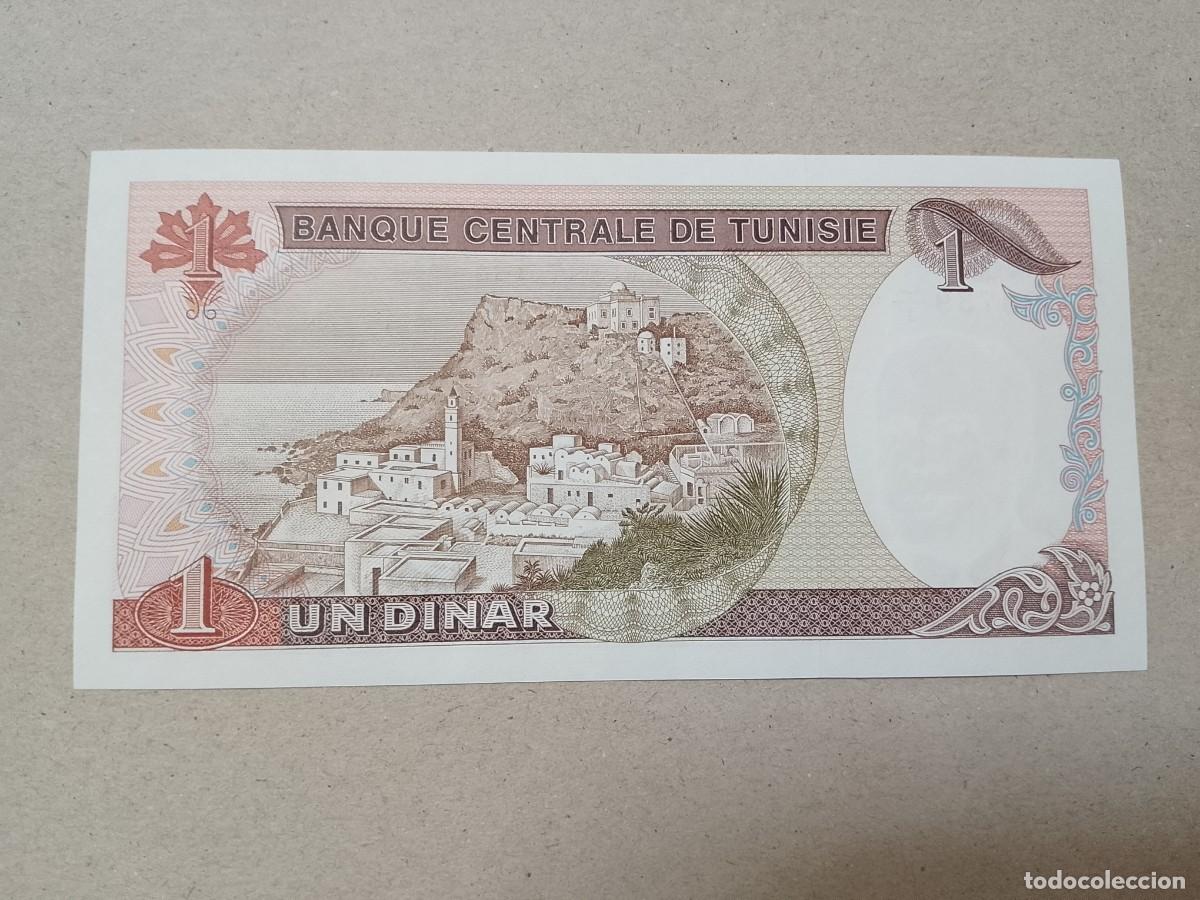 Billetes extranjeros: BILLETE DE TUNEZ 1 DINAR, A&Ntilde;O 1980, UNC