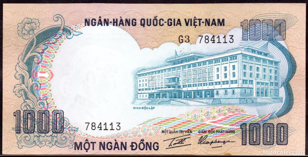 Billetes extranjeros: VIET NAM del SUR - 1000 DONG - PICK. 34 - S/C