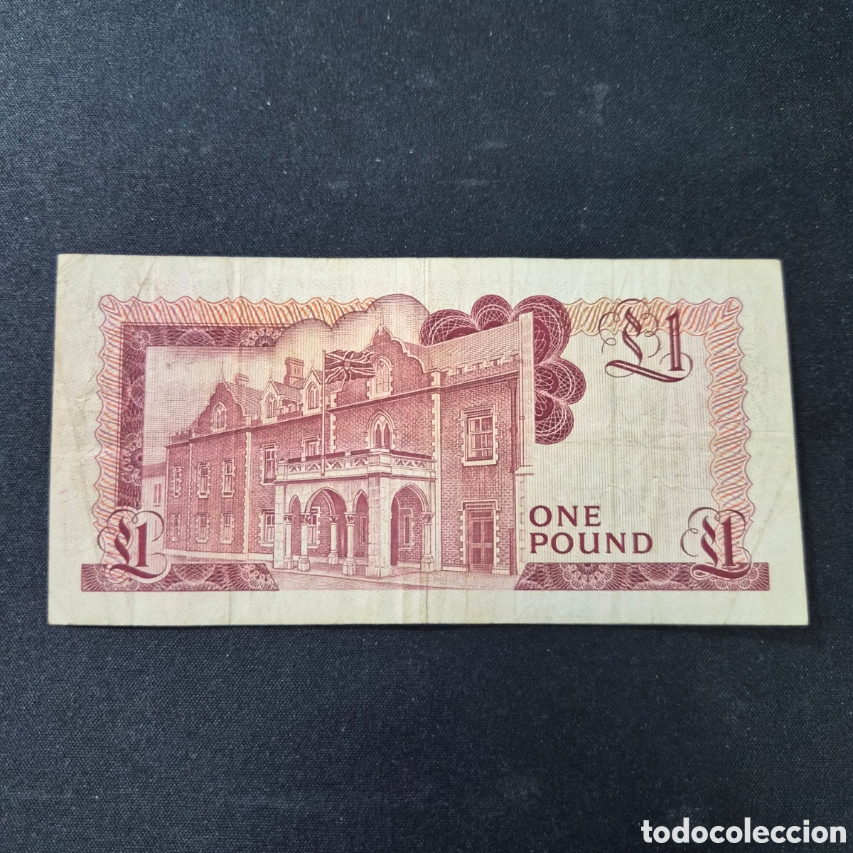 Billetes extranjeros: Billete de 1 Libra Inglaterra Gibraltar - Foto 2
