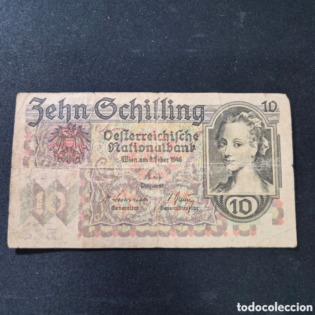 Billetes extranjeros: Billete de 10 Shillings