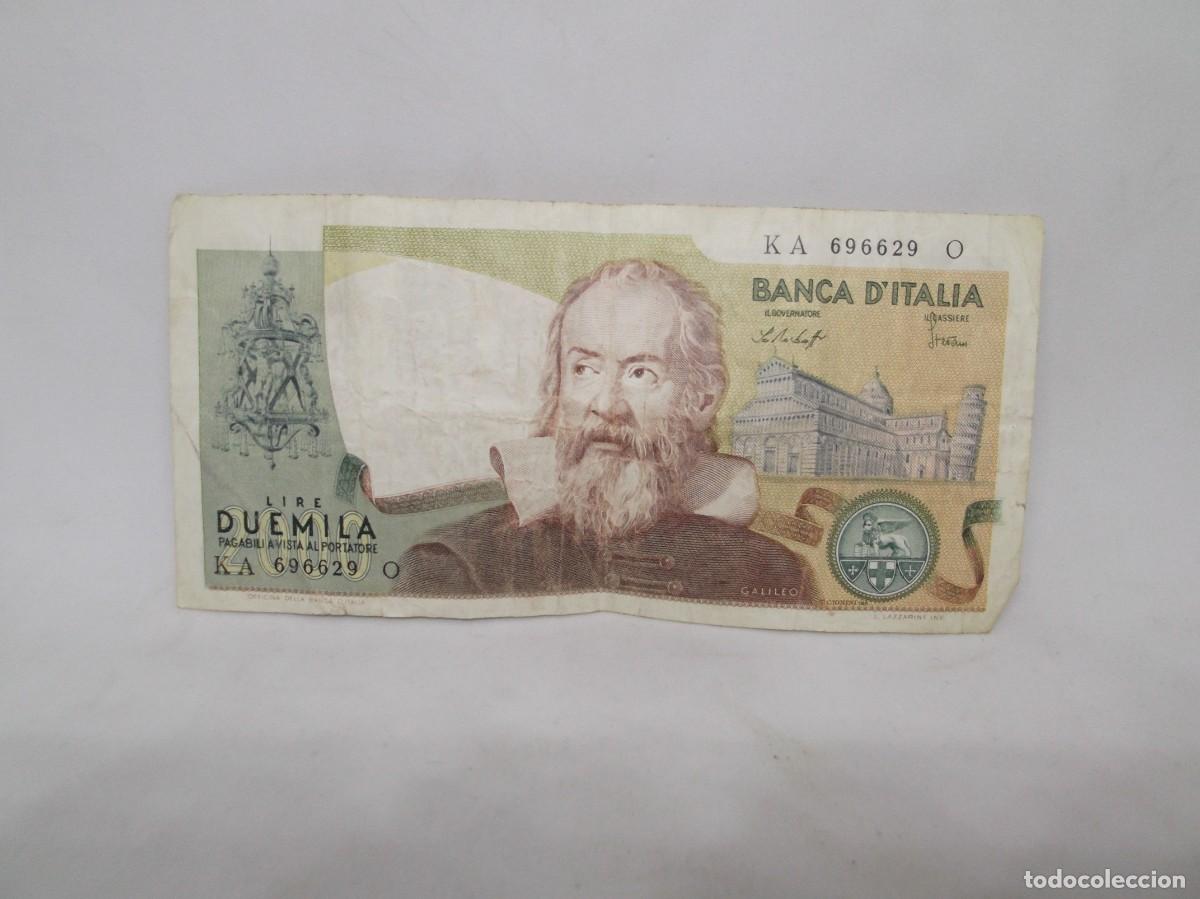 Notas Internacionais: Billete de banca d'Italia 2000 Liras.