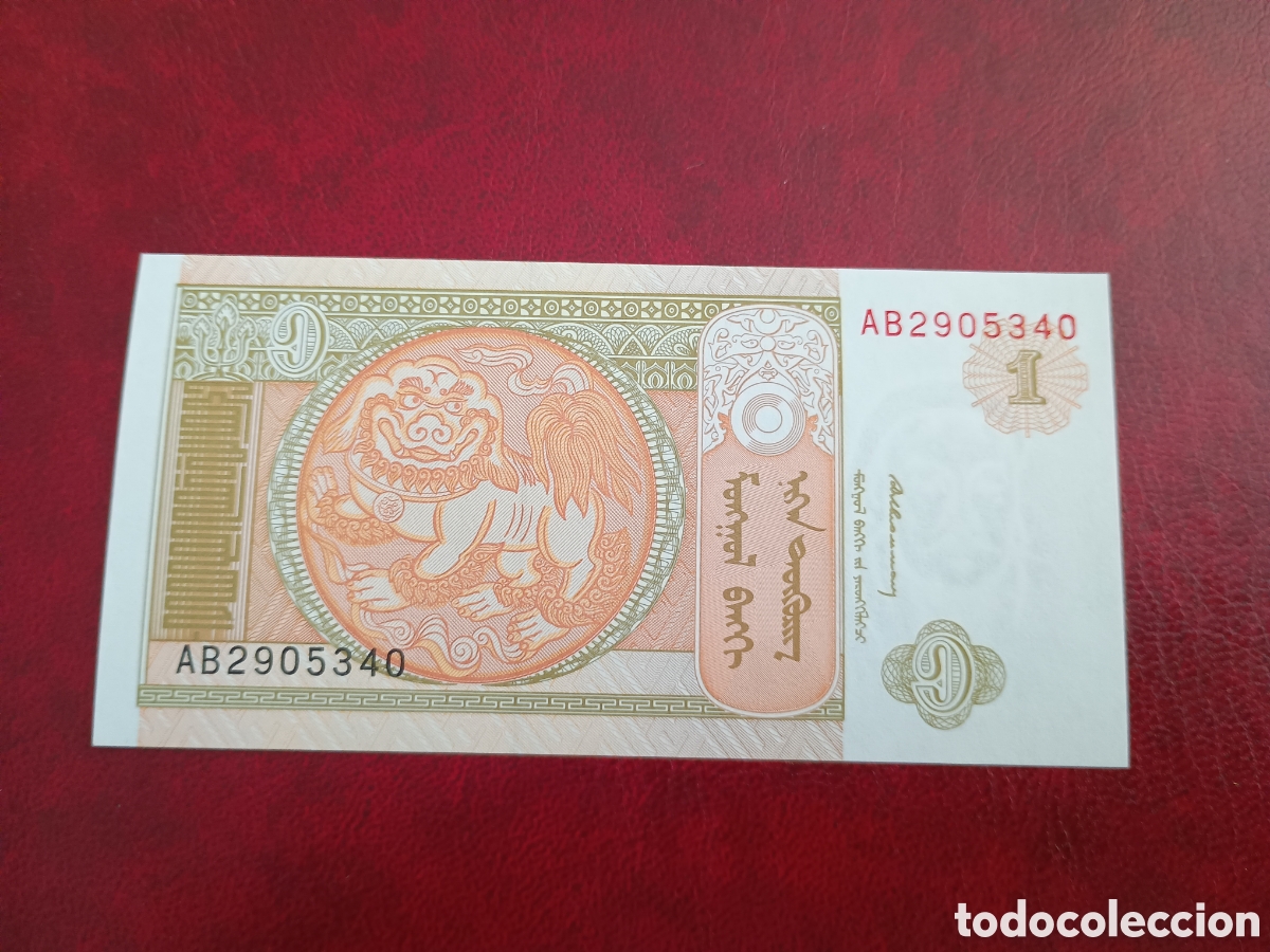 Billetes extranjeros: MONGOLIA 1993 - 1 T&Ouml;GR&Ouml;G - BILLETE ORIGINAL NUEVO