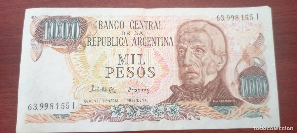 Billetes extranjeros: ARGENTINA 1.000 PESOS P304 VF #108
