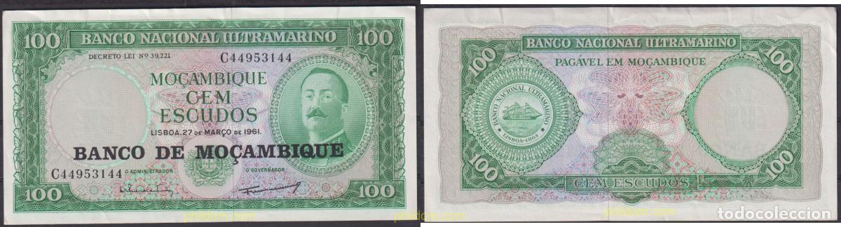 Billetes extranjeros: 2501 MOZAMBIQUE 1961 MOZAMBIQUE 100 ESCUDOS 1961